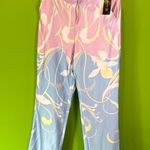 INC International Concepts Pink and Blue Floral Pantsuit Size 6 Photo 1