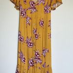 Somedays Lovin women’s Searing Soul yellow floral midi dress XS extra small Photo 4