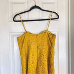 Bardot  Corset Lace Midi Dress Mustard Yellow Size 8 Medium Photo 9