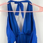 Bleu Rod Beattie Swimsuit Size 14 One Piece Shirred Ruched Cobalt Blue NWT Swim Photo 11