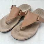 Vionic  Wanda Leather‎ Adjustable Thong Sandals Womens US 7.5 Comfort Photo 0