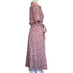 J.Crew  Liberty Danjo Floral Belted Shirt Dress (2) 100% Cotton Midi Slip Lined Photo 3