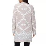 Frye (NWT) Tan White Aztec Southwest  
Open Cardigan Sweater XL Photo 3