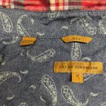 Jachs Girlfriend Jach’s Girlfriend Red Flannel Plaid Button-Up Shirt Photo 5