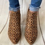 Cheetah Print Side Slit Ankle Bootie Multi Size 7 Photo 1