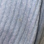 Decree Divided Cropped Sweater Size S Light Baby Blue Soft Cozy Long Sleeves Photo 4