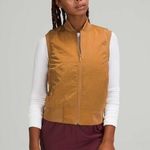 Lululemon Women's  Athleisure Non-Stop Bomber Vest Bold Beige size 6 Bohemian Photo 0