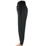 Lou & grey Black High Waisted Drawstring Tapered Jogger Sweat Pants Size XS Photo 1