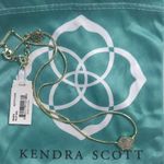 Kendra Scott Gold Necklace With Rose Quartz Stone Photo 0