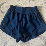 Lululemon Navy Hotty Hot Shorts 4” Photo 0