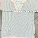 Liz Claiborne  Weekend Stripe V-neck Sweatshirt Small Photo 6