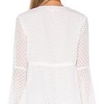 Endless Rose Woven Chevron V-neck Blouse Photo 1