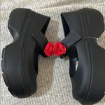 Crocs Stomp Rosette Mary Jane Clog, Black, Size Women’s 10, NWT Photo 3