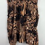 Urban Outfitters Leopard Animal Print Wrap Tulip Mini Dress Sz Medium Photo 9