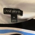 Lane Bryant  Womens Plus Size 16 Multicolor Stripe Textured Fit & Flare Dress Photo 4