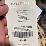 Fabletics  Mila Leggings NEW high waisted mesh pocket sides upf 50+ leopard Photo 4