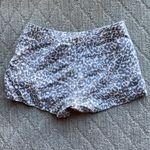 Cynthia Rowley snow leopard 3” linen shorts chic classic summer vacation Photo 4