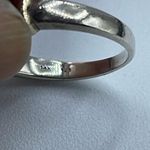 Designer AJ 14K sterling real diamond ring size 7.5 Gold Photo 6