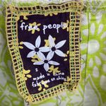 Free People  Floral Coastline Cottagecore Crochet Lime Dress Rare W-688 Sz 2 Photo 8