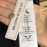 Nanette Lepore ‎ Black Shimmer Stitch Pre Washed Yarn Sweater Size Medium Photo 6