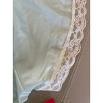 Deena Vintage Seafoam Lace Accented Nightgown NEW Blue Size M Photo 6