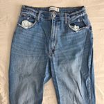 Abercrombie & Fitch A&F Ankle Straight Ultra High Rise Distressed Jeans 30 Photo 3