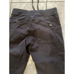 The North Face Womens XS Elastic Waist Cargo Pants Dark Gray Organic Cotton Photo 3