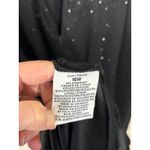 R & M Richards VTG Women Black Glitter Embellished Ruched Draped Evening Gown 16W Photo 7