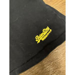 Superdry Real  Original Combed Cotton Black And Yellow T-Shirt SZ Medium Photo 2