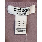 Refuge Hoodie Jacket Womens S Purple Velour Velvet Full Zip Rinestone REBEL NWT Photo 6