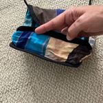 Indonesian Made Bag Crossbody Batik Tie Dye Print Flap Closure Blues Tan Brown Blue Photo 8