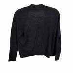 Soft Surroundings Women Sz S Black Knit Semi-Sheer Cropped Open Cardigan Shrug Photo 5