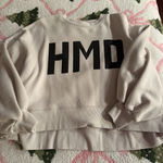 Hammond LA Cropped Sweatshirt White Photo 0