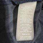 Tommy Hilfiger  Womens Velvet Burnout Faux Wrap High Waist Above Knee Blue Sz 12 Photo 12