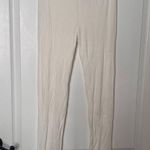 Naked Wardrobe Womens Ankle Leggings High Waist Pull On Stretch White Size Large Photo 1