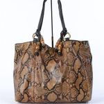 Gucci Genuine Python Extra Large Tote with Bamboo Beaded Tassels Photo 0