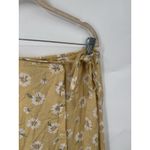 Villager VTG  Floral Dainty Midi Skirt Women 16 Yellow Cottage Prairie Peasant Photo 7