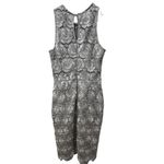 BHLDN Anthropologie  Emmeline Dress Silver Floral Wedding Cocktail Lace Size 6 Photo 1