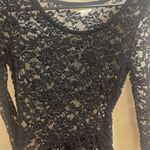 Decree  sheer lace top size S Photo 2