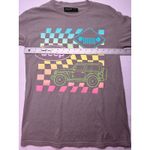 PacSun X Jeep Checkerboard Gray/Multi Size Women's Size S Short Sleeve T-Shirt Photo 2