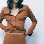 ZARA Pull on Ribbed Stretchy Comfy Pants Photo 5