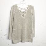 Lucky Brand  beige tunic sweater Photo 5