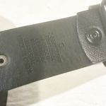 Black Goth Emo Punk Bonded Leather Studded Link Ring Belt Size Small Photo 2