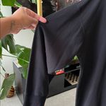 Michael Kors Black Hoodie dress with Leopard MK Logo Photo 4