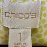 Chico's Chico’s white green dot print long sleeved button down shirt Photo 1