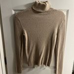 The Limited Cozy beige sparkle Turtleneck Sweater m  Photo 5