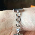 Natural Sleeping Beauty Turquoise Leather Arrow Bracelet Black Photo 6