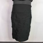 A Byer A. BYER Solid Black Cowl Neck Sleeveless Form Fitting Mini Dress Small LBD Photo 8