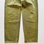 frame denim 90s Utility Loose Jeans Washed Summer Sage Green Size 24 Photo 7