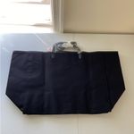 Victoria's Secret NEW Victoria’s Secret women’s pink sequin heart decal black canvas tote bag Photo 4